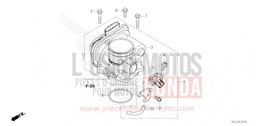 CORPS DE PAPILLON GL1800DAP de 2023
